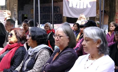 Emotivo 8M en el Sitio de memoria de El Morro en Talcahuano